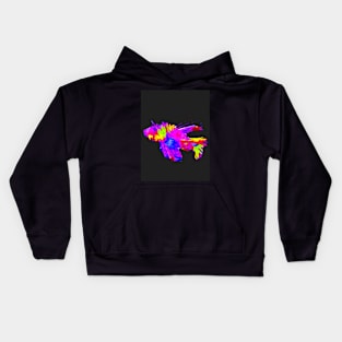 Abstract Lion Fish Kids Hoodie